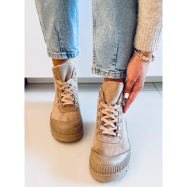 PA1 Tênis de trekking Malyen Khaki bege 1