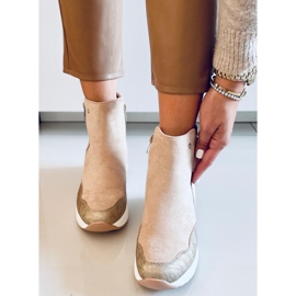 PA1 Botas de cunha Micah Bege 2