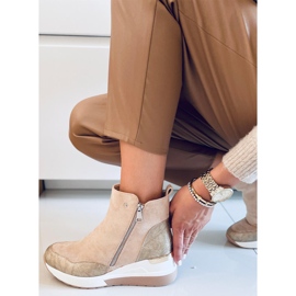 PA1 Botas de cunha Micah Bege 1