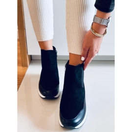 Botas de cunha Byers Negro preto 2