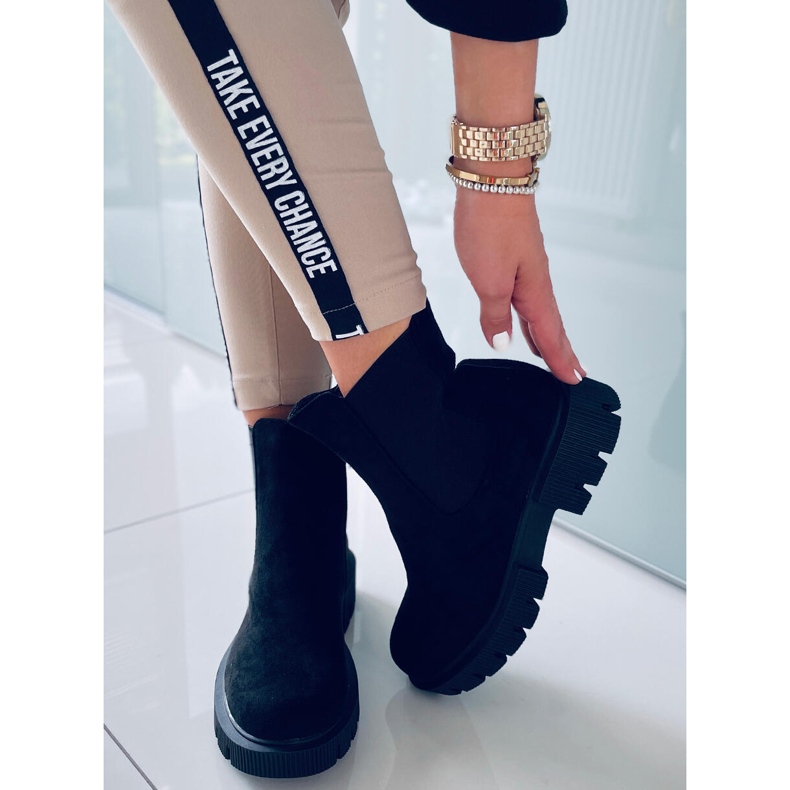 PA1 Botas Chelsea de mulher Chrissy Black preto 2