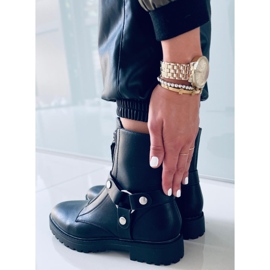 Botas rasas Oliver Black preto 2