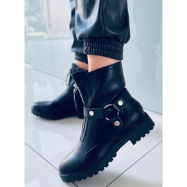 Botas rasas Oliver Black preto 1