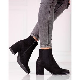 Botas Jodhpur pretas no poste Shelovet preto 1
