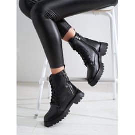 Trabalhadores pretos femininos com zíper Shelovet decorativo 1