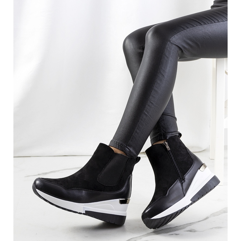 BM Botas de cunha com isolamento Arkala pretas preto 1