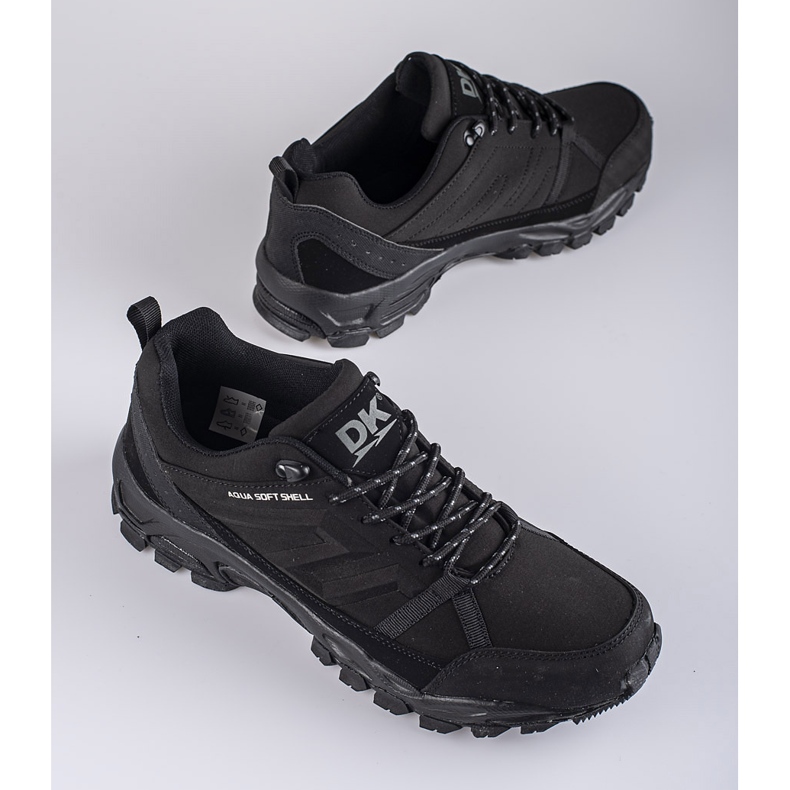 Sapatos de trekking de homem DK aqua Softshell pretos 2