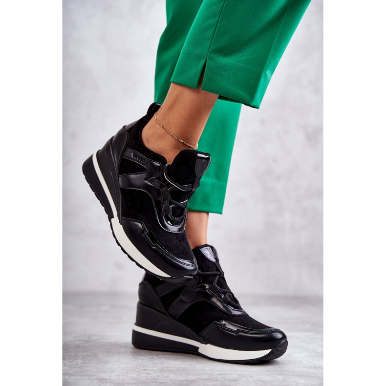 Vinceza Tênis esportivo feminino Colli preto 1