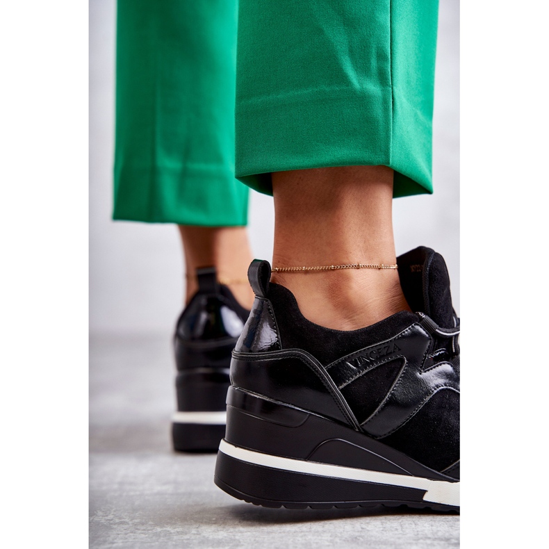 Vinceza Tênis esportivo feminino Colli preto 2