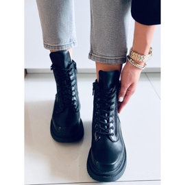 Bota cano alto Edvin Black preto 2