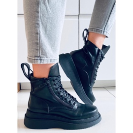 Bota cano alto Edvin Black preto 1