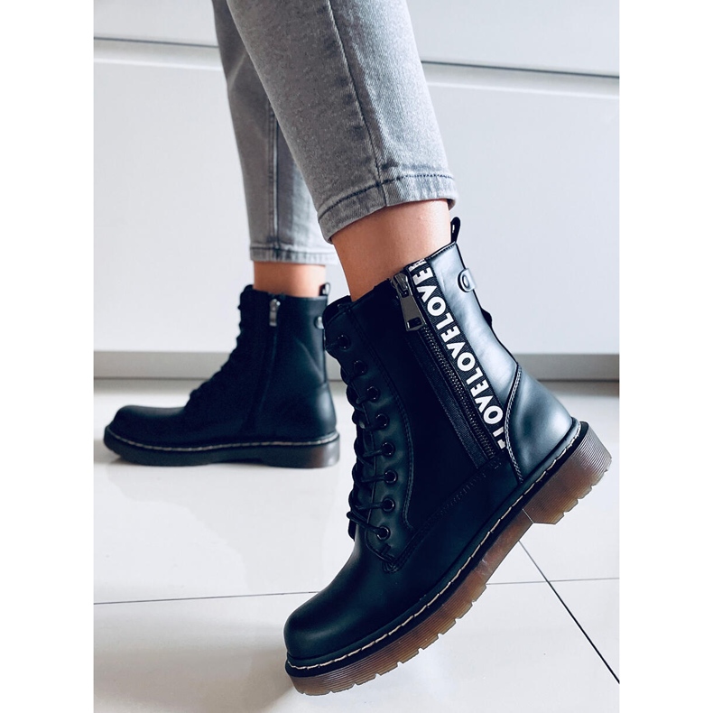 Botas de trabalho Siggy Black Matt preto 2 Botas de trabalho Siggy Black Matt preto 2