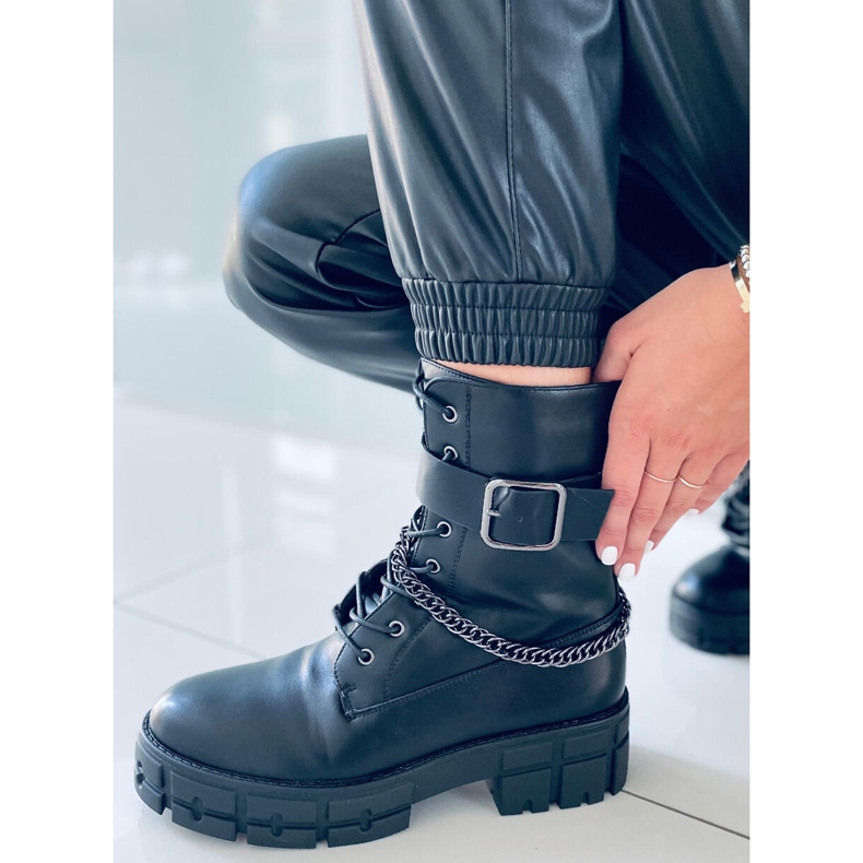 Botas militares Maude Black preto 2