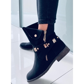 Botas femininas Yidu Black preto 2