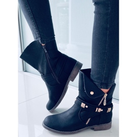 Botas femininas Yidu Black preto 1