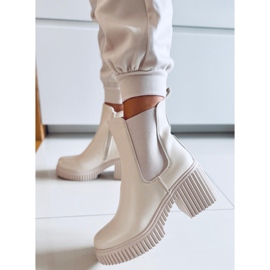 Botas Chelsea Janet Bege 2 Botas Chelsea Janet Bege 2