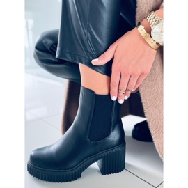 Botas de salto alto Janet Black preto 2
