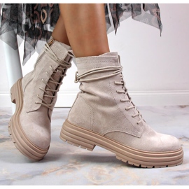 S.Barski Botas Trapper, camurça bege S. Bararski 1