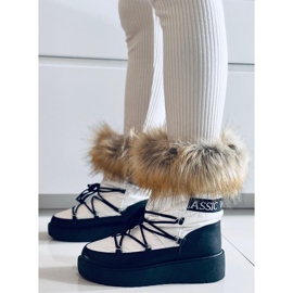 Botas de neve Einar brancas de mulher branco 1