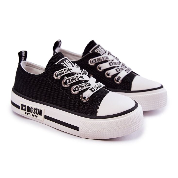 Tênis de material infantil Big Star KK374069 preto 2