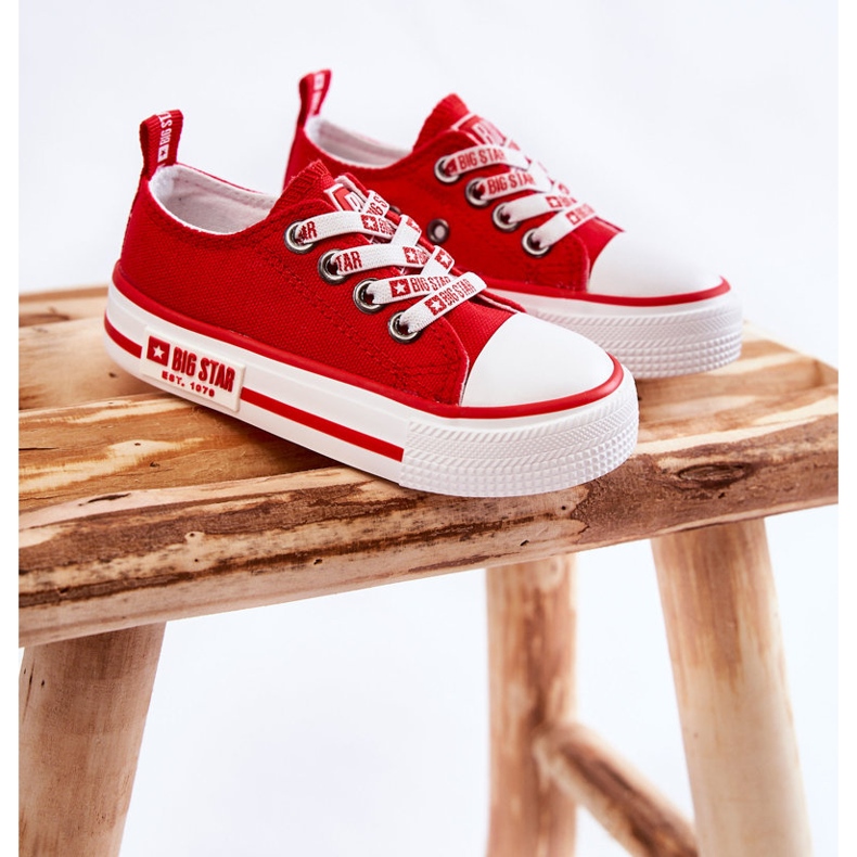 Tênis de material infantil Big Star KK374071 Vermelho 1