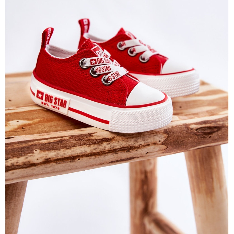 Tênis de material infantil Big Star KK374051 Vermelho 1