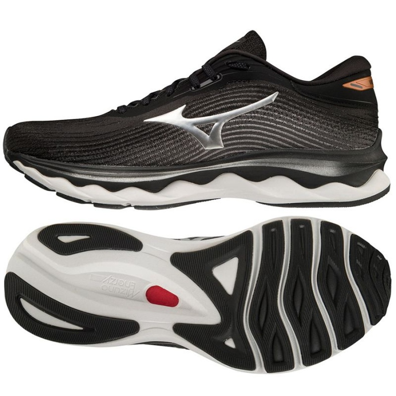 Tênis de corrida Mizuno Wave Sky 5 J1GC210268 preto 1