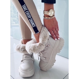 Botas de neve Jarl Bege para mulher 1