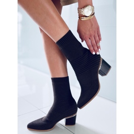 Bota de salto alto Tiara Brown castanho 1