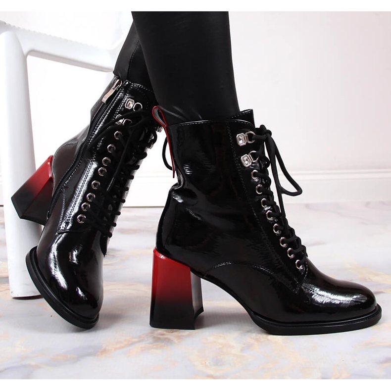 S.Barski Botas pretas isolantes pretas por S. Barski preto 1