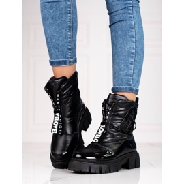 Bolsas femininas pretas com isolamento Shelovet preto 1