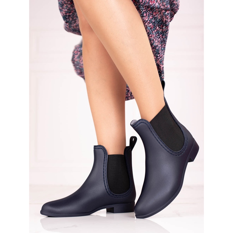 Galocha feminina Shelovet azul marinho fosco azul-marinho 1