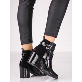 Botas femininas no poste Shelovet preto 1