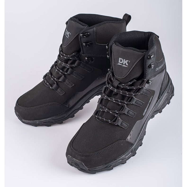 Sapatos de trekking masculinos High DK Outdoor preto 2