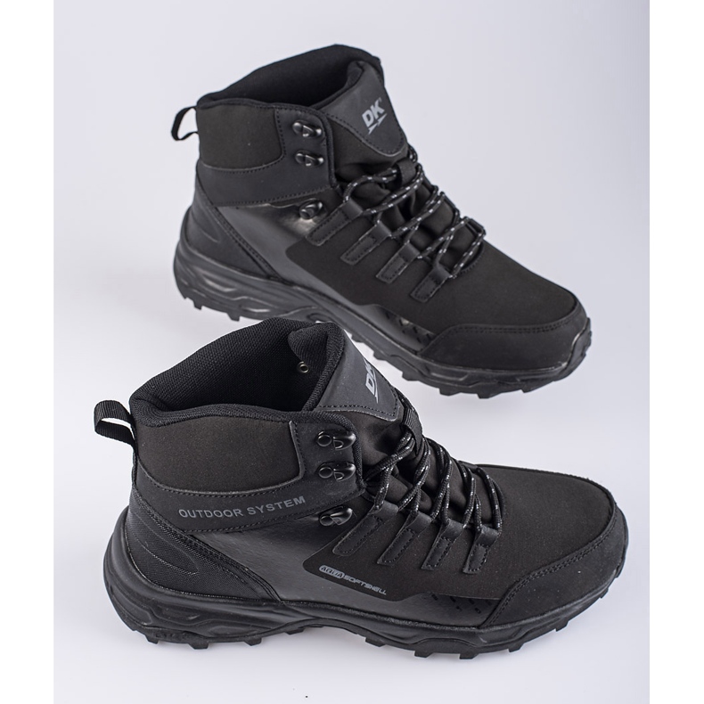 Sapatos de trekking masculinos High DK Outdoor preto 1