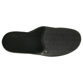 Calçados masculinos Befado pu 089M416 preto cinza 2