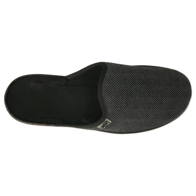 Calçados masculinos Befado pu 089M416 preto cinza 2