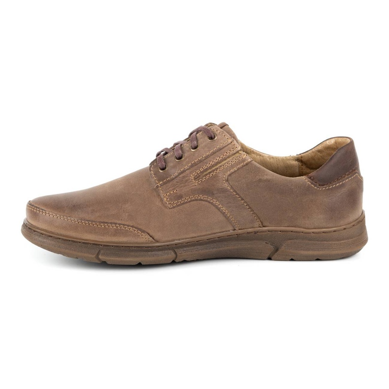 Polbut Sapatos masculinos casuais J55 marrom 1