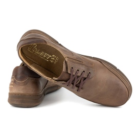 Polbut Sapatos masculinos casuais J55 marrom castanho 4