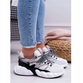 Sapatas esportivas femininas Big Star por Daniel Lopez Branco FF274A546 preto prata 2