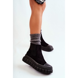 FB2 Botas da moda na plataforma Black Jenna preto 1