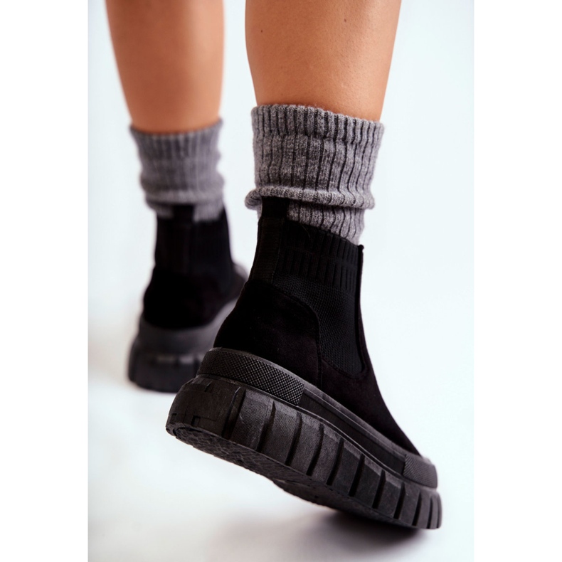 FB2 Botas da moda na plataforma Black Jenna preto 2