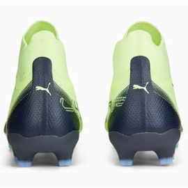 Chuteiras de futebol Puma Ultra Match FG / AG M 107032 01 amarelo verde 1