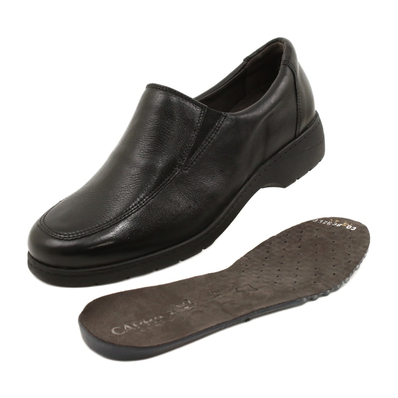 Sapatilhas femininas Caprice 24350 H preto 5