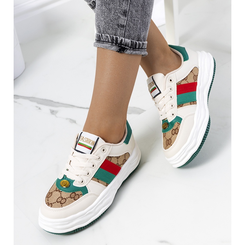 Tênis Loeki de mulher bege 1