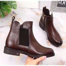 Bota Jodhpur marrom de mulher marrom Potocki WOL95B castanho 1 Bota Jodhpur marrom de mulher marrom Potocki WOL95B castanho 1