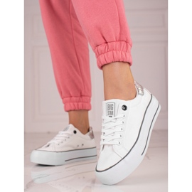 Tênis feminino Big Star KK274037 branco 1
