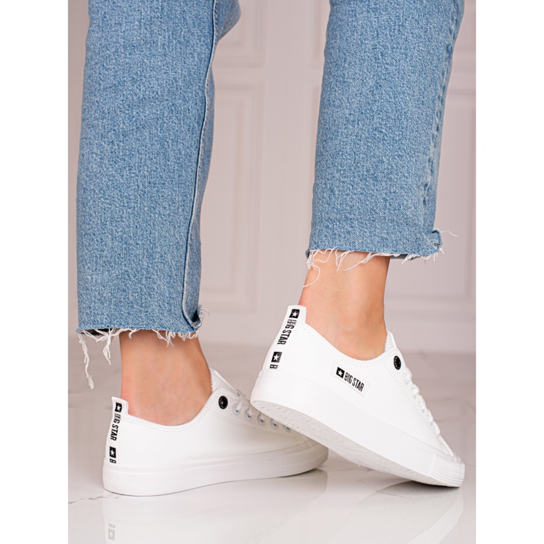 Tênis feminino Big Star KK274010 branco 1