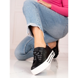 Tênis feminino Big Star KK274015 preto 1