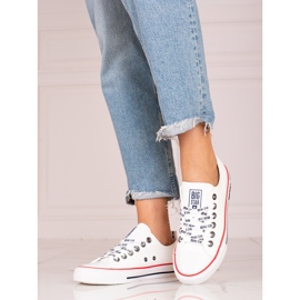 Tênis feminino Big Star KK274095 branco 2